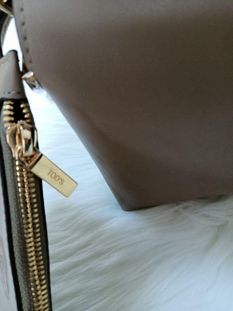 TOD'S T Case メッセンジャー トートバック マイクロ 白 TOD'S - トッズ TOD'S トートバッグ マイクロ Tケース メッセンジャー