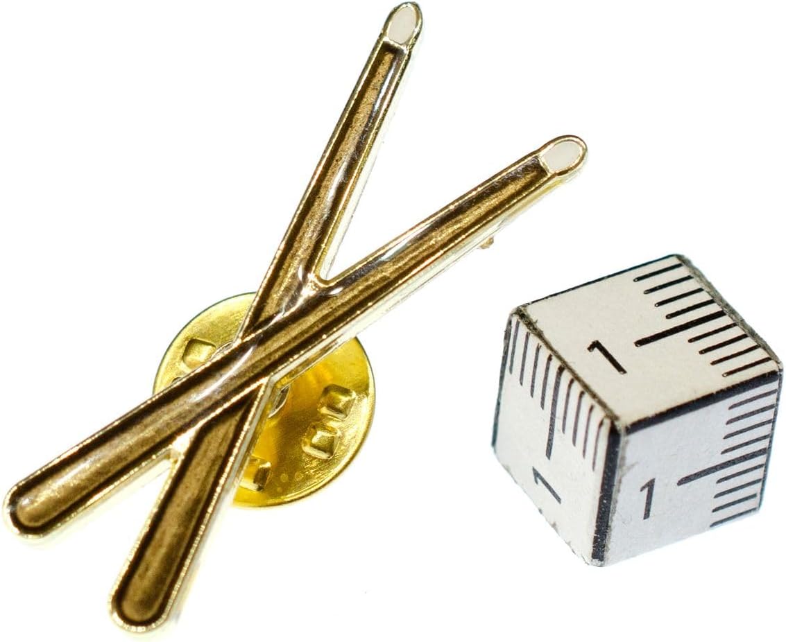 Miniblings Drumstick Pin Badge Button Music Percussion Musician Drums Drum Stick