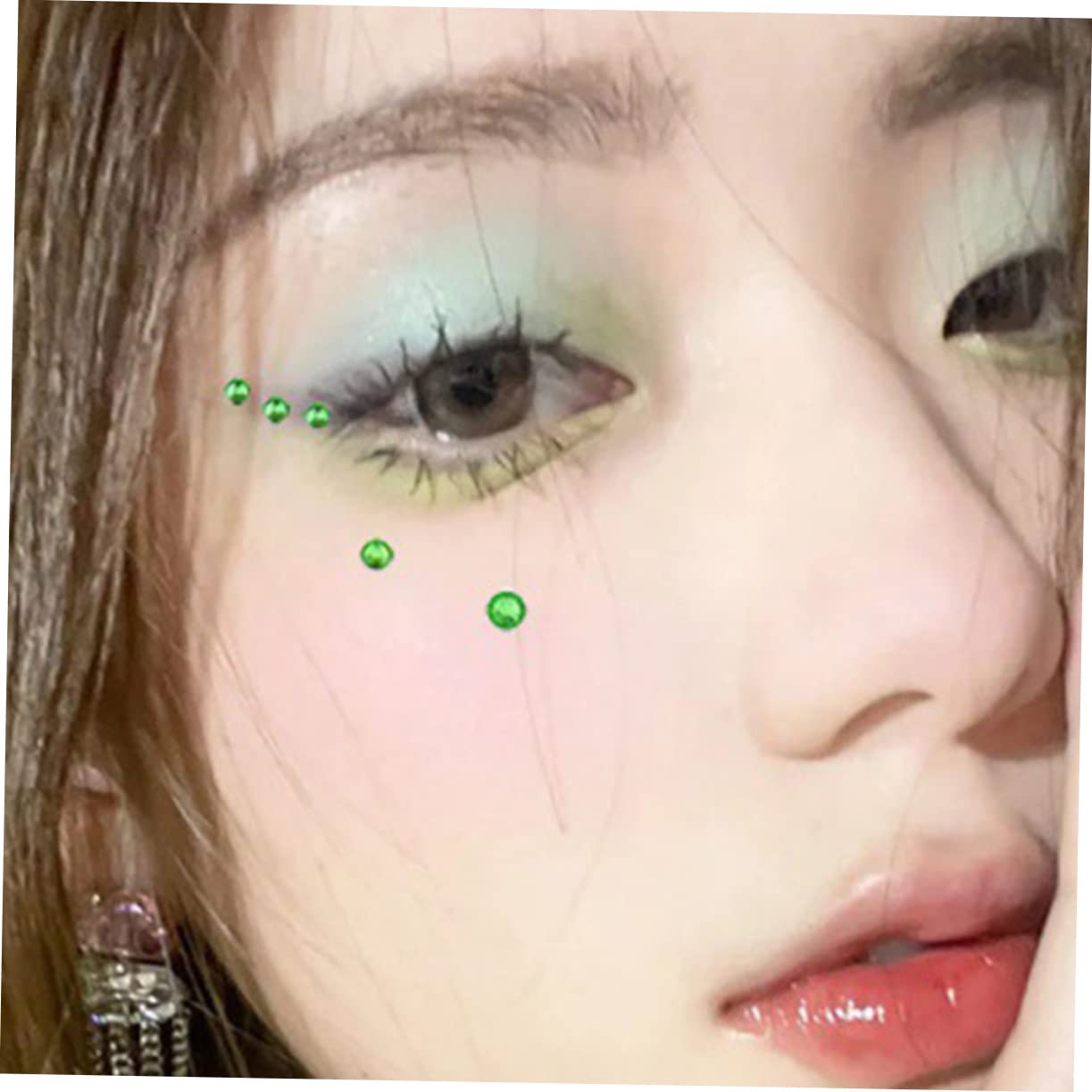 minkissy 30fogli Adesivi Brillantini Per Viso Gemme Adesive Per Decorazioni Di Makeup Feste e Eventi Strass Per Arte e Decorazioni Facciali