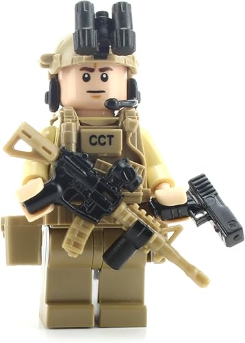 Battle Brick Minifigura personalizada de valor de las fuerzas especiales de la fuerza aérea CCT
