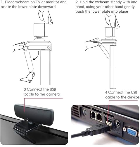 Miniatura 7 de NexiGo Cámara web comercial N930P 1080P con software, micrófono y cubierta de privacidad, enfoque automático, cámara web USB HD, para Zoom, YouTube,