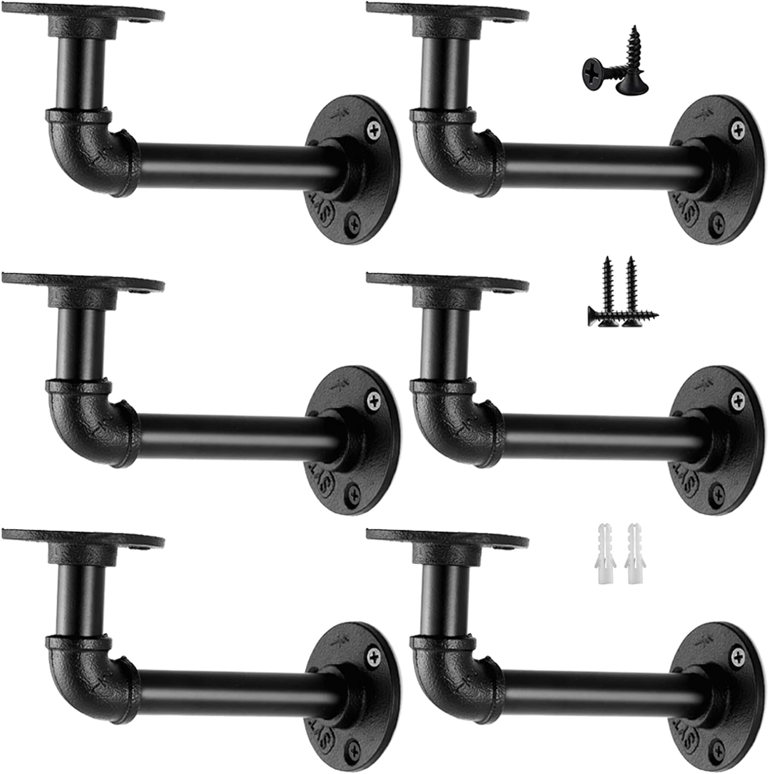JanyangPipe Brackets 6 Pcs