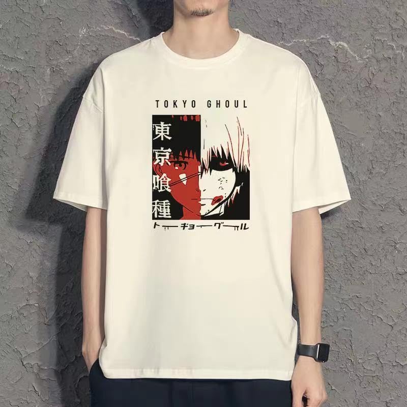Amazon.co.jp: 東京喰種トーキョーグール tシャツ 半袖 トップス 金木