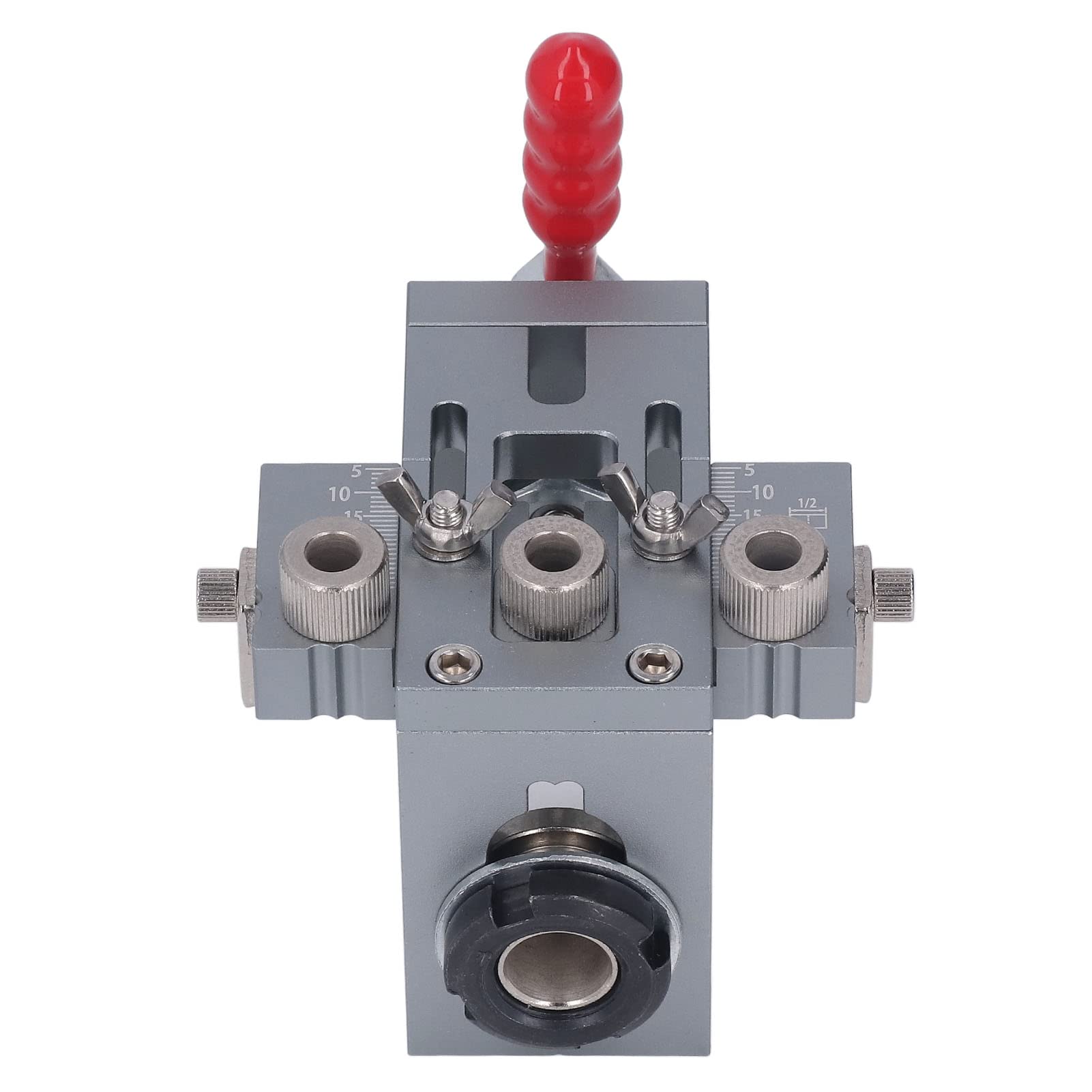 Kit Maschere per Fori Tascabili 3 in 1, Guida per Foratura con di Allineamento per Assemblaggio del Legno, Accessorio per Falegnameria Fai da Te e Lavorazione del Legno