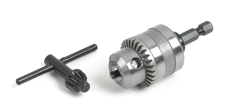 Mandril Jacobs Chuck Adapt-A-Drive 30248D com Encaixe Sextavado de 6,35 mm e Capacidade de 0,71 a 6,35 mm