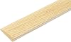 36 Red Oak Butt Edging/Reducer 1/2 Thick x 1-3/8 Wide Unfinished Solid Oak Transition Strip with Installation Holes Flooring Trim for Hardwood, Laminate & Engineered Floors