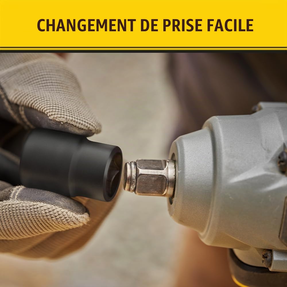 Boulonneuse a chocs - STANLEY FATMAX V20 - SFMCF920B-XJ - 1/2 Brushless 370 Nm - Lithium 18V - Sans Batterie