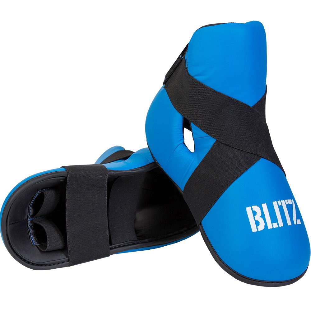 Blitz Semi Contact Foot Protector - Blue - Medium