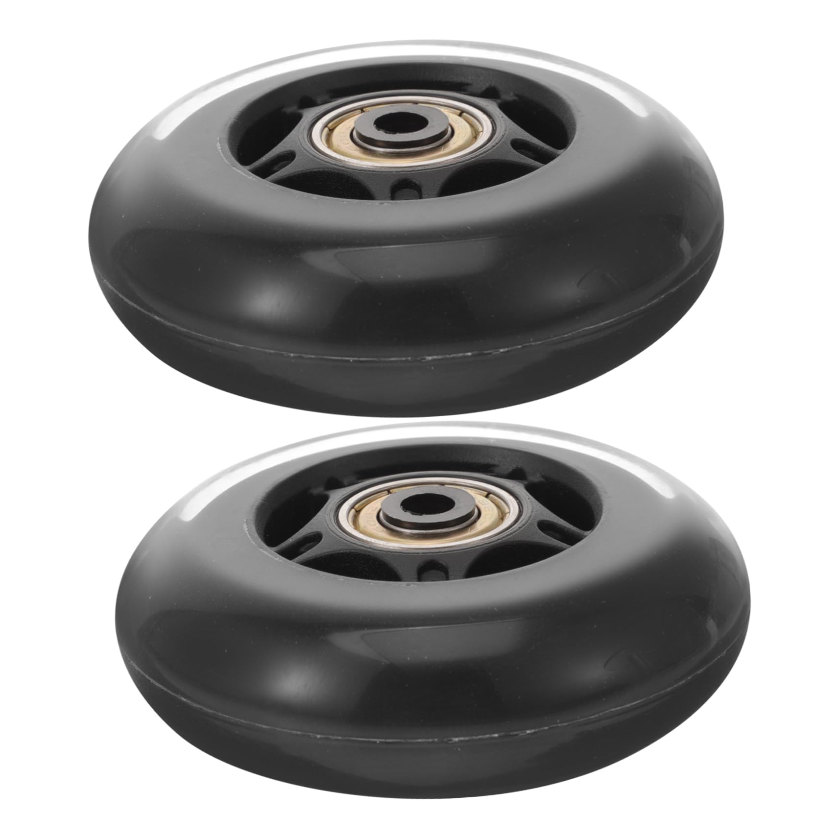 HOMSFOU 4 Sätze Pu Ersatzrollen Für Rollschuhe Geräuscharme Skate Mit Lager Inline Skates Und Scooter Stabile Und Hochwertige Skateboard Zubehörteile Für Sicheres Fahren 2 Stücke * 4