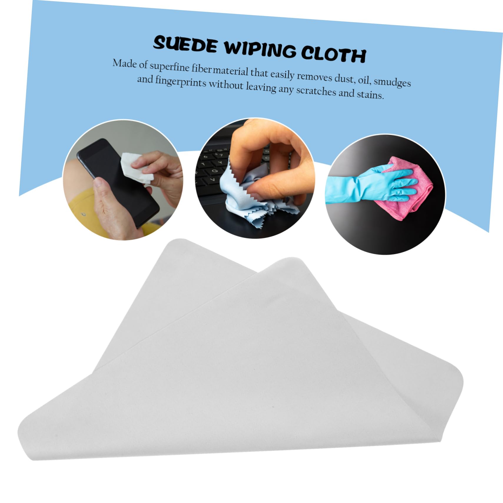 Hemobllo 5 Set Di Panni Per La Pulizia Delle Lenti Per Occhiali Salviette Per Occhiali Macchie Di Rimuovi Impronte Digitali Robusti E Facili Da Pulire 3 Pezzi*5