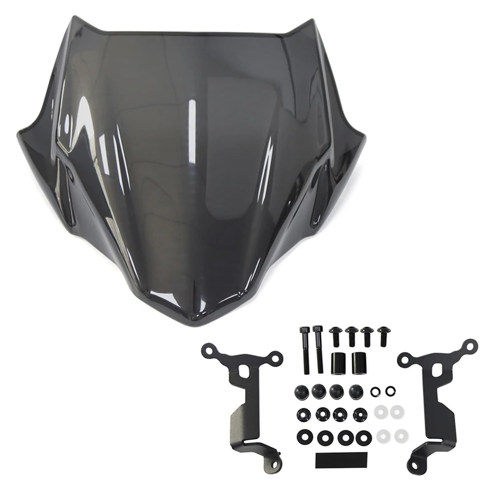 Przednia szyba motocyklowa Pasuje do CB 750 Pasuje do HORNET 2023-2024 Motocykl wyścigowy Sport Przednia szyba Osłona przednia Akcesoria(Dark gray)