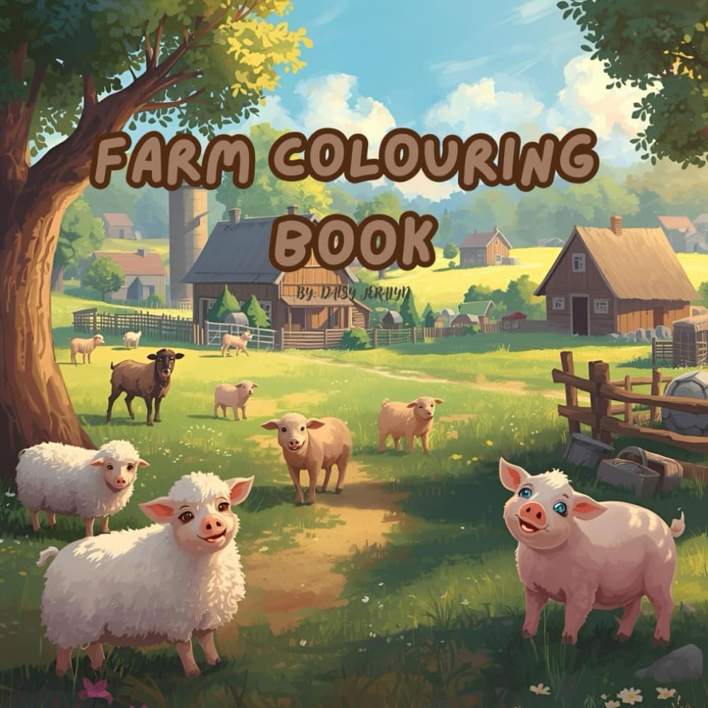 Farm Colouring Book: Life on the Farm | 87 Fun-Filled Colouring Pages | Age 3 to 15