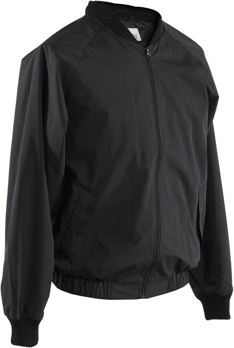 Full Front Zipper Poly Cotton Shell Jacket