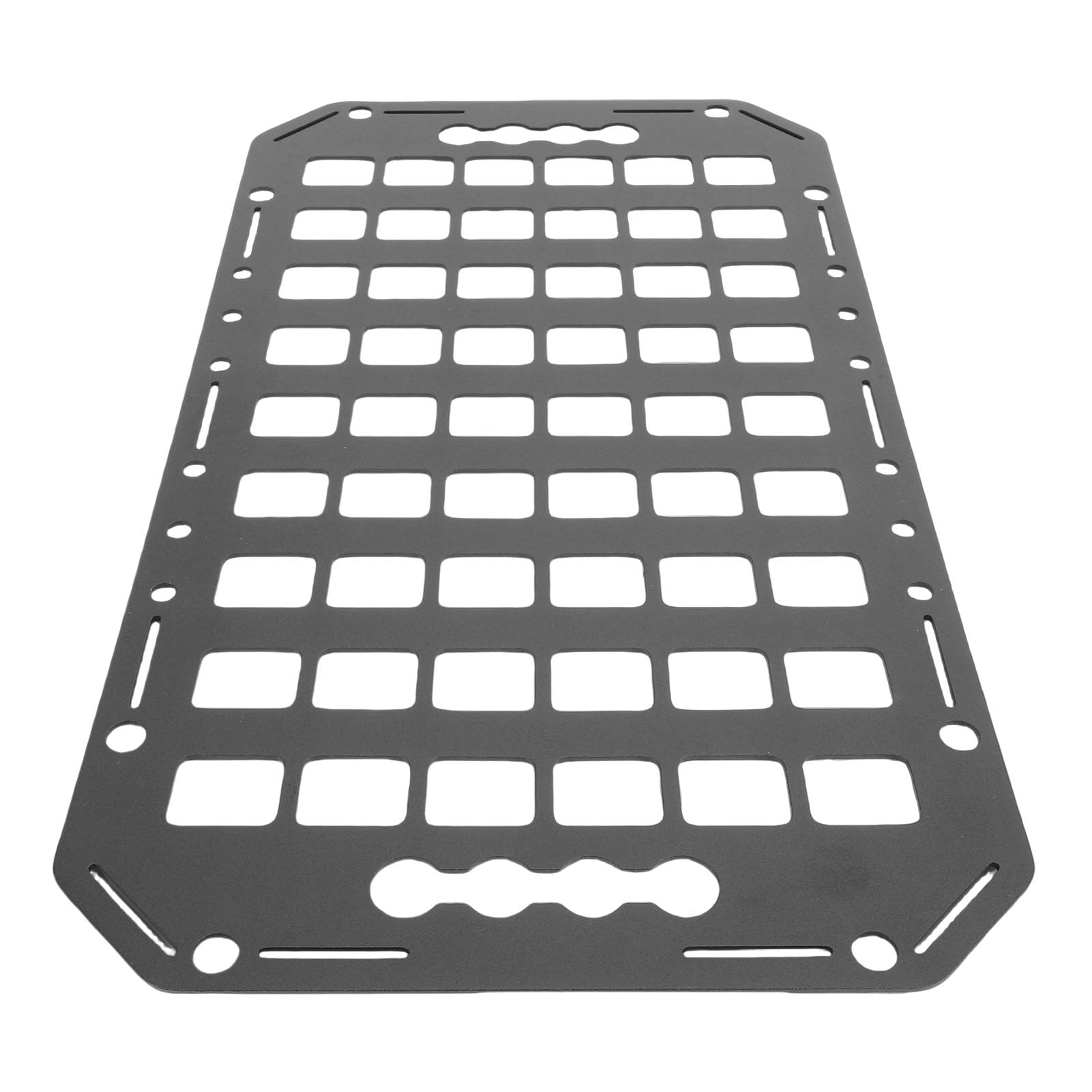 Organizzatore per Pannelli per Pianale di Camion, Pannello Portaoggetti in Metallo e Alluminio con Finitura di Precisione, di Bloccaggio e Fori Multipli per Appendere gli