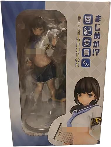 Miniatura 7 de Qekazciet Majimeka!Fuuki Iin-san 16 PVC 9.8 in9.84 pulgadas Anime Figura Chica Ropa extraíble Juguetes Modelo Coleccionables Estatua Decoración