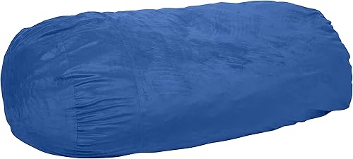 Miniatura 146 de Chill Sack Silla de puf, tumbona de 6 pies, microgamuza azul marino - solo funda Microsuede,Microsuede - Negro - Solo funda,Microsuede - Camel -