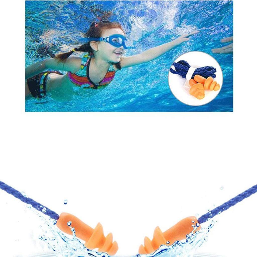 Gehörschutz Earplug Industrie Super schalldicht earplugs Anti-Lärm-Schlaf Schlaf spezielle Mute Arbeit Fabrik Maschinen Anti-Lärm-Studenten Geräuschreduzierung (Color : 100 pairs)