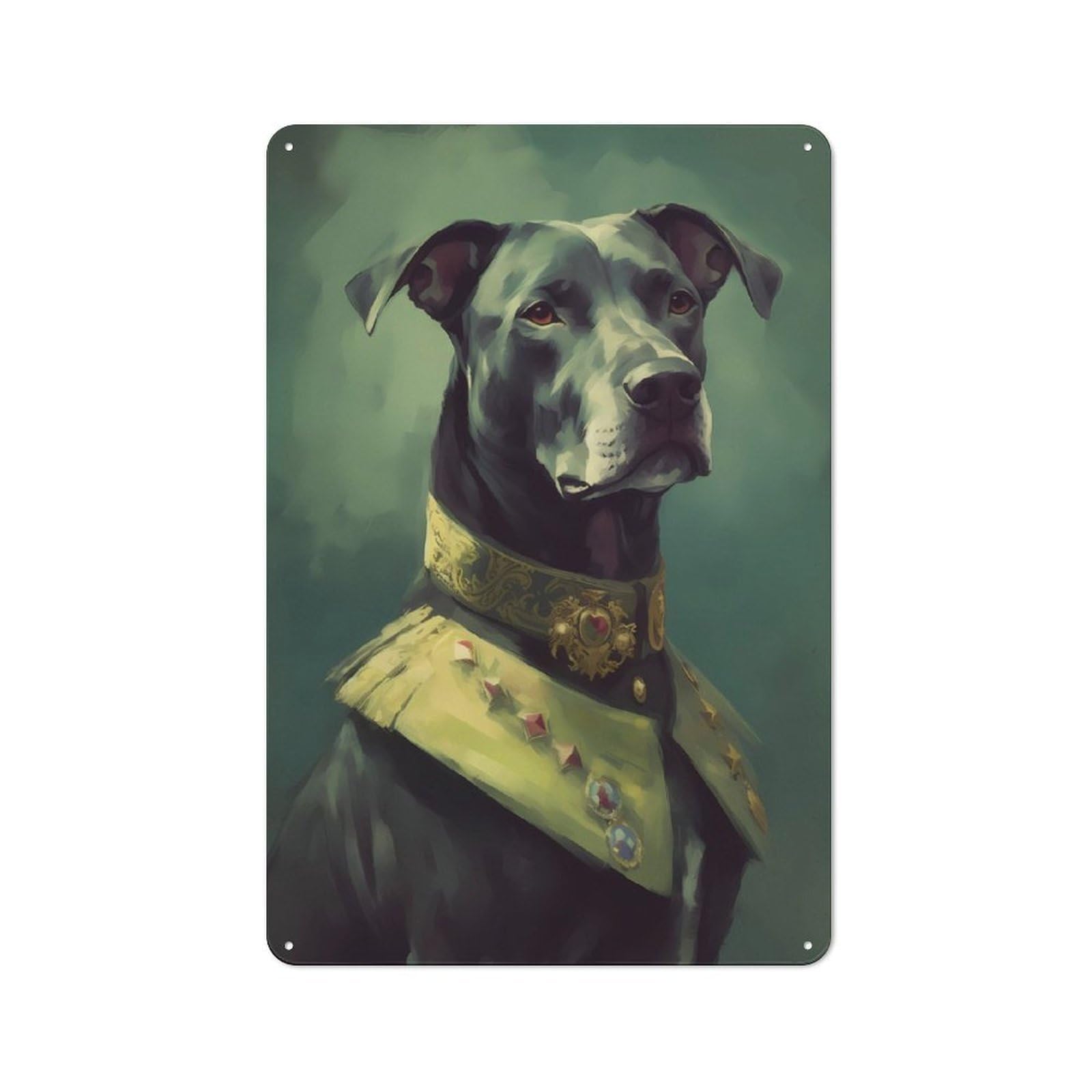 Junmoney Labrador Retriever Dog Rustic Tin Wall Plaque 30X20cm For Home Bar Wall, For Vintage Wall Decor Fans, For Living Room And Hallway Decor