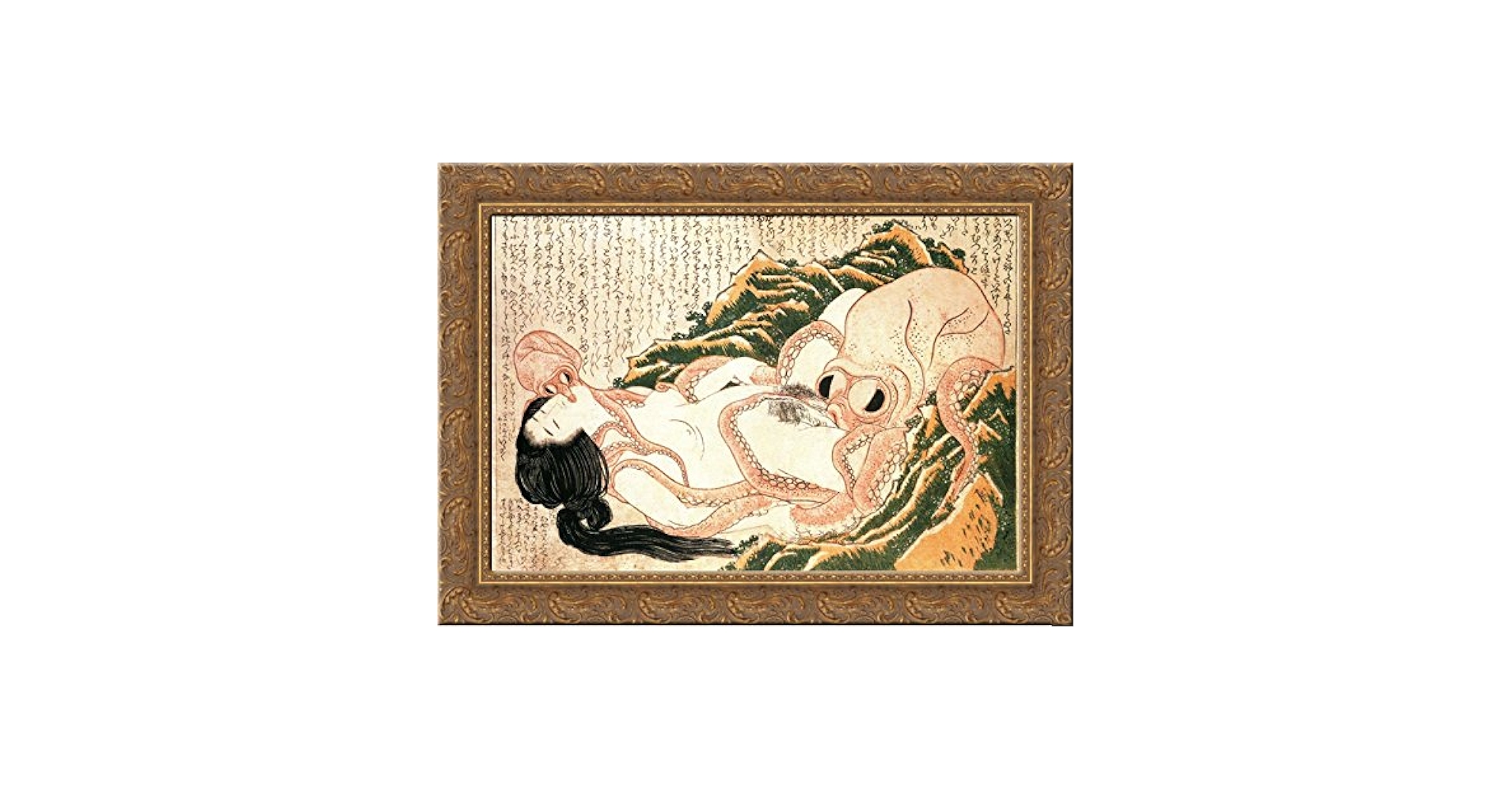 Amazon｜The Dream of the Fisherman 's Wife 24 x 18ゴールド