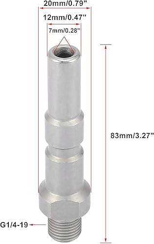 Miniatura 2 de X AUTOHAUX Boquilla de adaptador de lavadora de espuma de alta presión para Nilfisk Kew G14-19