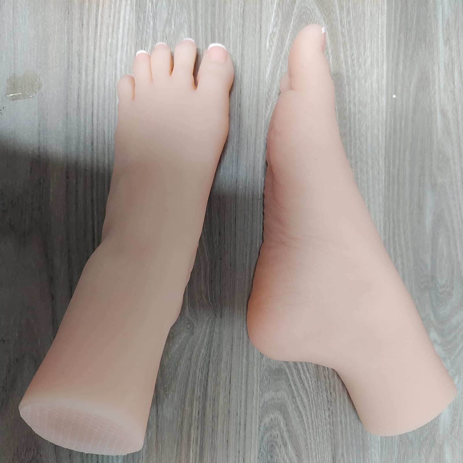 Amazon.co.jp: シリコン 足、足 模型 シリコン 女、マネキン 足の模型