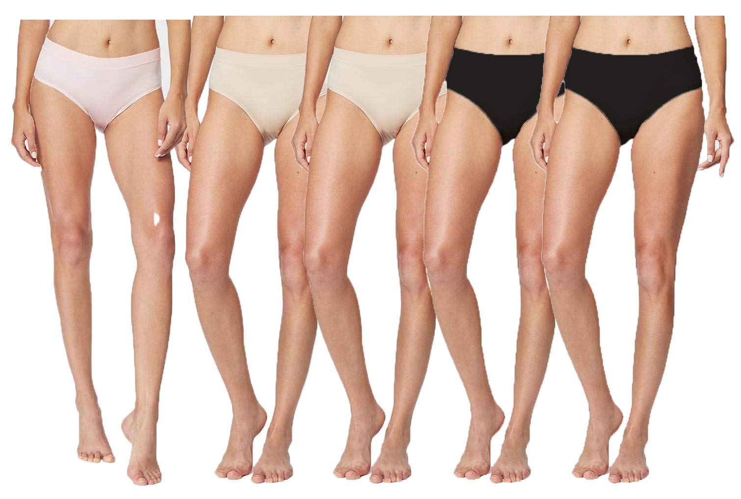 32 DEGREES Cool Brief, Ultra Soft Breathable Stretch Comfort Multi Colors 5 Pack
