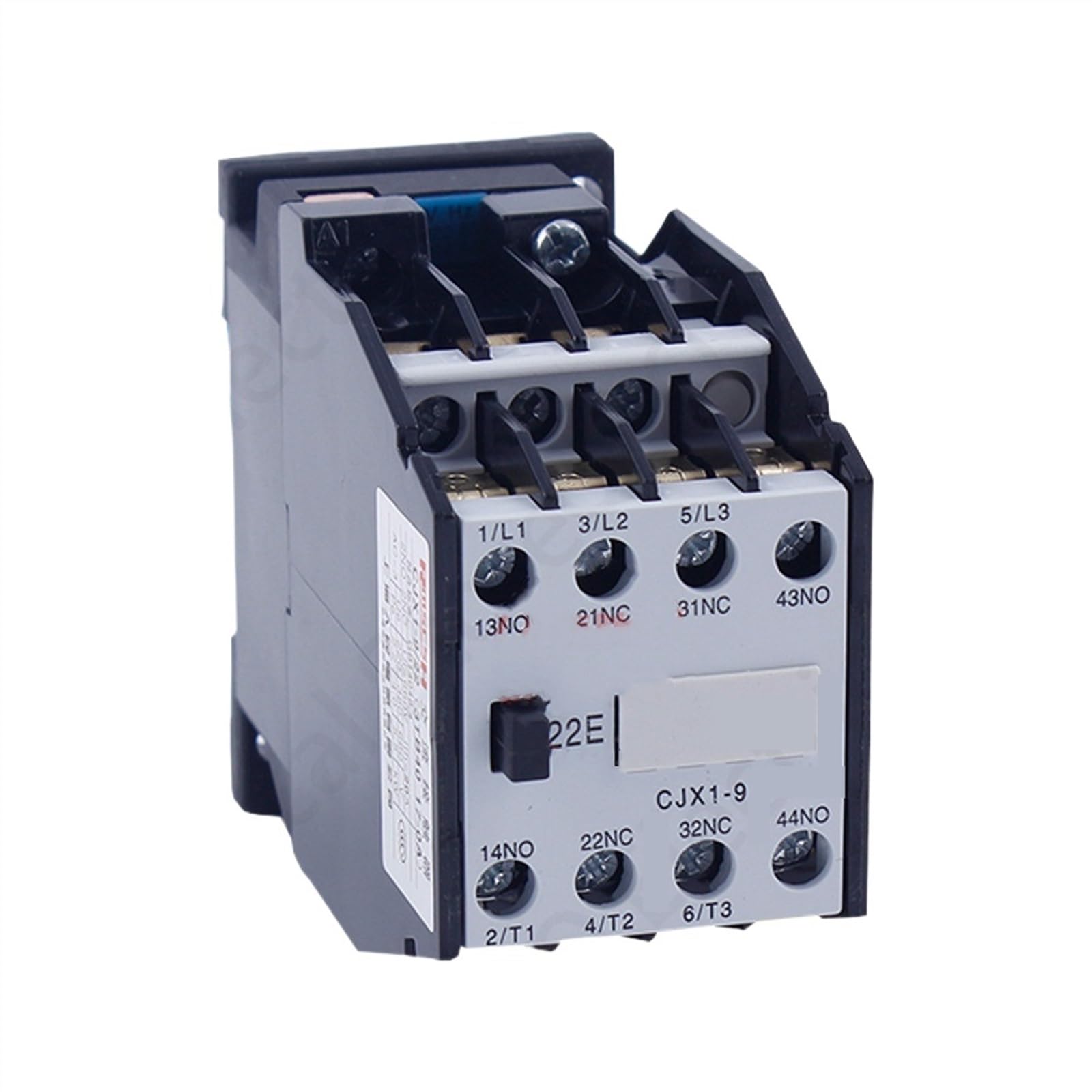 JJHQOKYNA CJX1-9/22 3TB40 AC contactor DIN Rail Mounted 2NO 2NC 24V/36V/48V/110V/127V/220V/380V 9A 50HZ/60HZ(Ac380v)