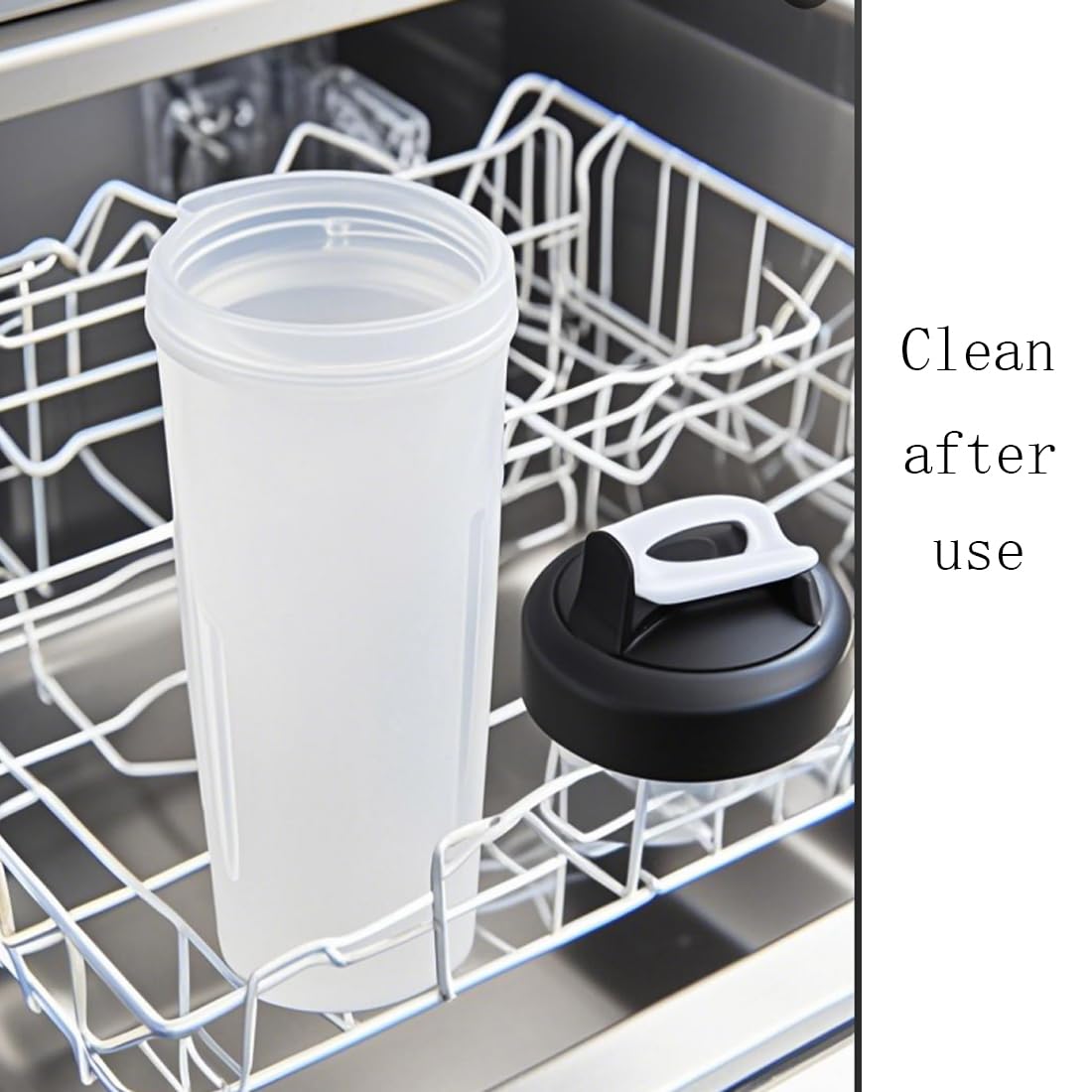 otylzto 2 Pack 28oz Protein Shaker Bottles, BPA-Free, Leakproof Mixing Cups — Amazon image 4