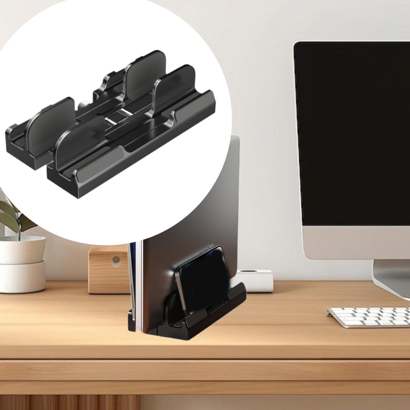 Dock Stand per computer portatile, antiscivolo, per un supporto stabile, design elegante per uso domestico e ufficio