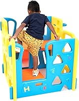 Vista 6 de Grow'n Up Climb N Explore Play Gym - El centro de actividades definitivo de múltiples etapas para el desarrollo temprano