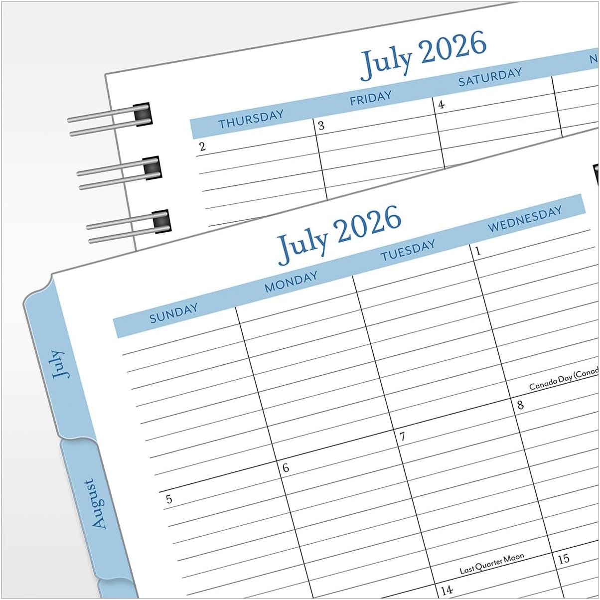 FranklinCovey - Leadership Planning Notebook | Six-Month Wire-Bound (Classic, Jul 2026 - Dec 2026)