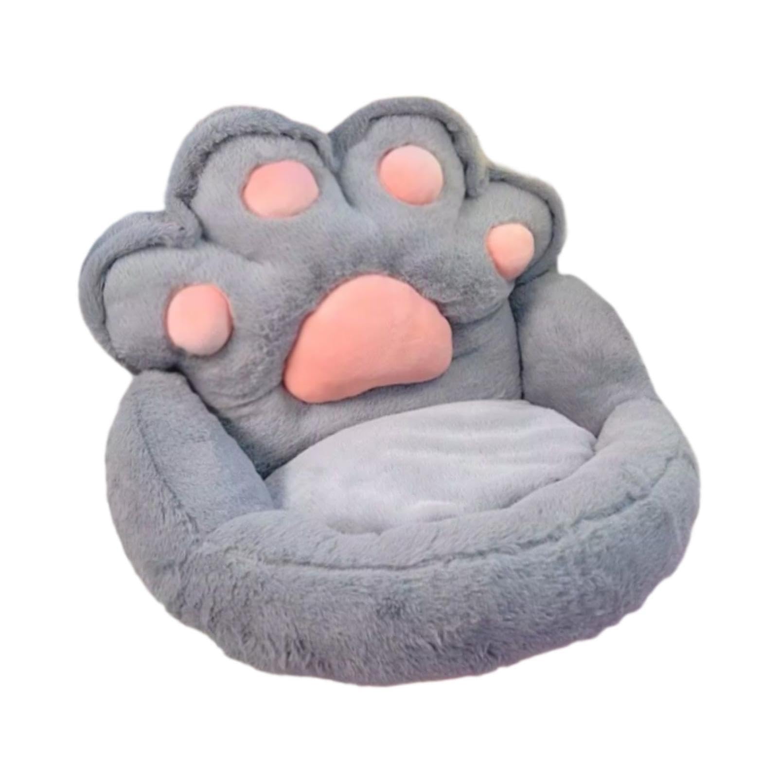 1 Seater Lazy Sofa Floor Cushion Modern Tatami Cat Claw Shaped Couch Comfortable Reading Chair for Bedroom Reading