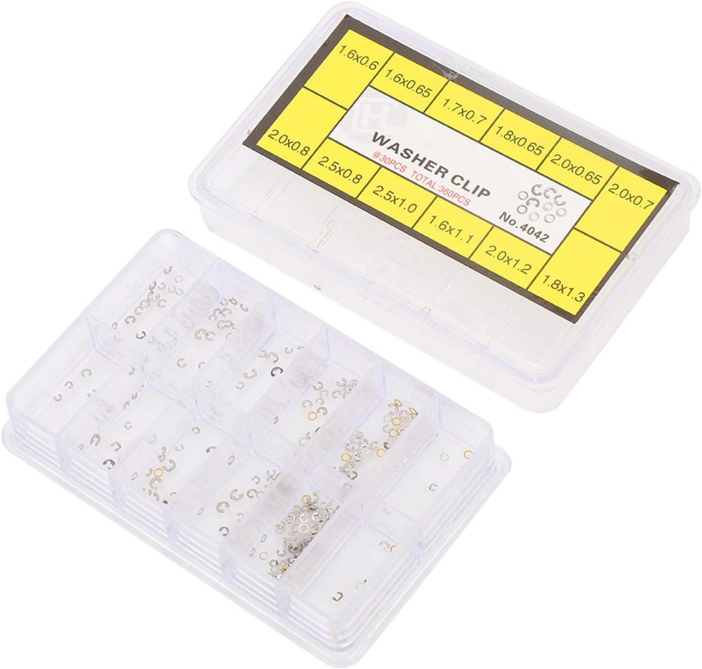 Práctico clip de lavadora fácil de transportar y almacenar, adecuado para fabricantes de relojes para trabajadores de reparación de relojes