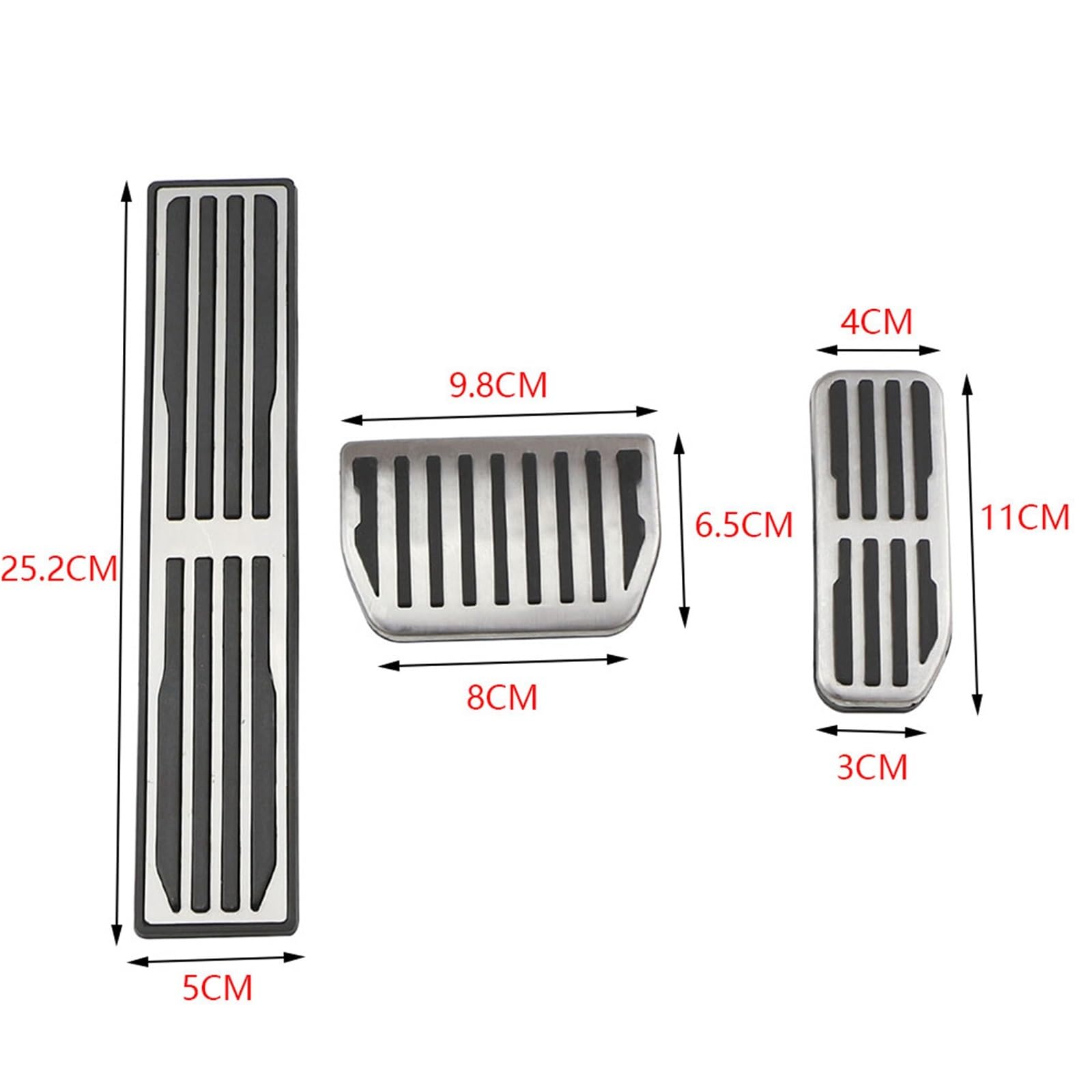 Pedales De Acelerador Y Freno Para Jaguar XE XF F-Pace 2015-2018 Volante A La Izquierda(AT with rest)
