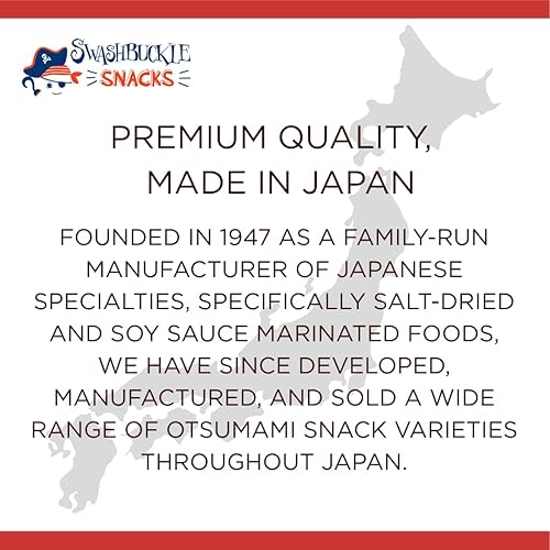 Miniatura 6 de Swashbuckle Snacks Patatas fritas crujientes de calamares tempura sabor a queso 5.29 oz (150 g), fabricado en Japón, Otsumami
