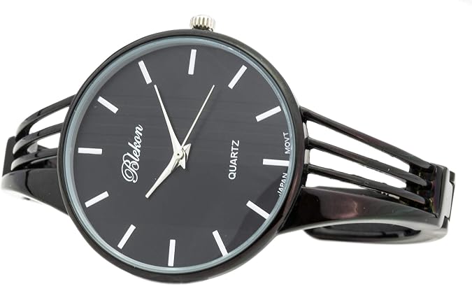 Collections Quartz Women's 34mm Case Elegant Cuff Bangle Watch