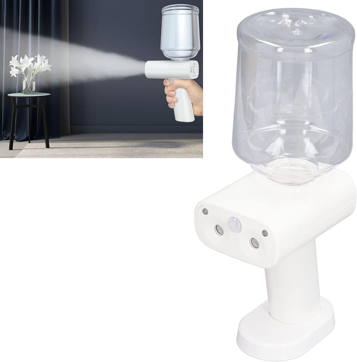 Do użytku domowego Akumulatorowy nawilżacz w sprayu, atomizery, maszyna zapobiegająca zatykaniu, odporny na wysokie temperatury, pojemnik 500 ml do salonów fryzjerskich