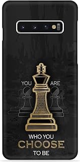 جراب موبايل مطبوع عليه You Are Who Choose To Be متوافق مع سامسونج جالاكسي S10 بلس حافظة بسيطة سيليكون متعدد الألوان
