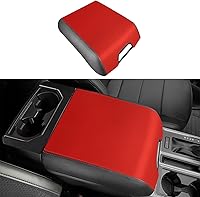 Vista 16 de Funda para reposabrazos adecuada para Ford F150 2021 2022 2023, almohadilla protectora de cuero antiarañazos, alfombrilla de caja de reposabrazos