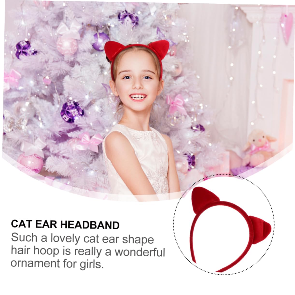 Didiseaon 12pièces Bandeau Oreilles De Chat Imprimé Pour Fête Accessoire De Et Cosplay Pour