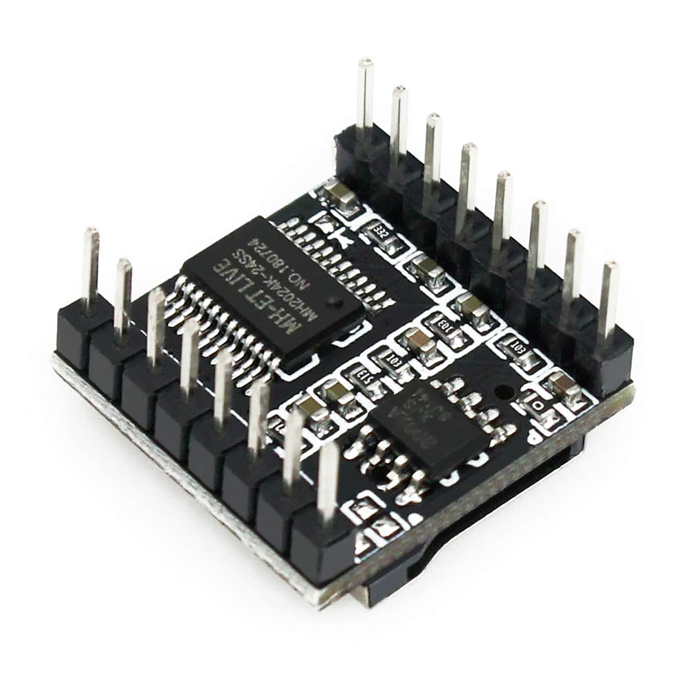 Mini odtwarzacz MP3 DFPlayer moduł z metalową obudową okrągłe głośniki 2 W 8 omów do DIY kompatybilny z Arduino