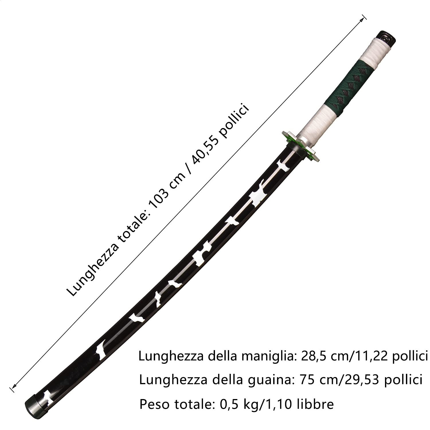 Skyward Blade Wood Cosplay Anime Sword, Shinazugawa Samurai Sword, Toys