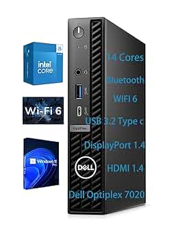 新品未使用 OptiPlex 7020 Micro Core i5 14500T Amazon.com: Dell Optiplex 7020 Micro Form Factor Desktop
