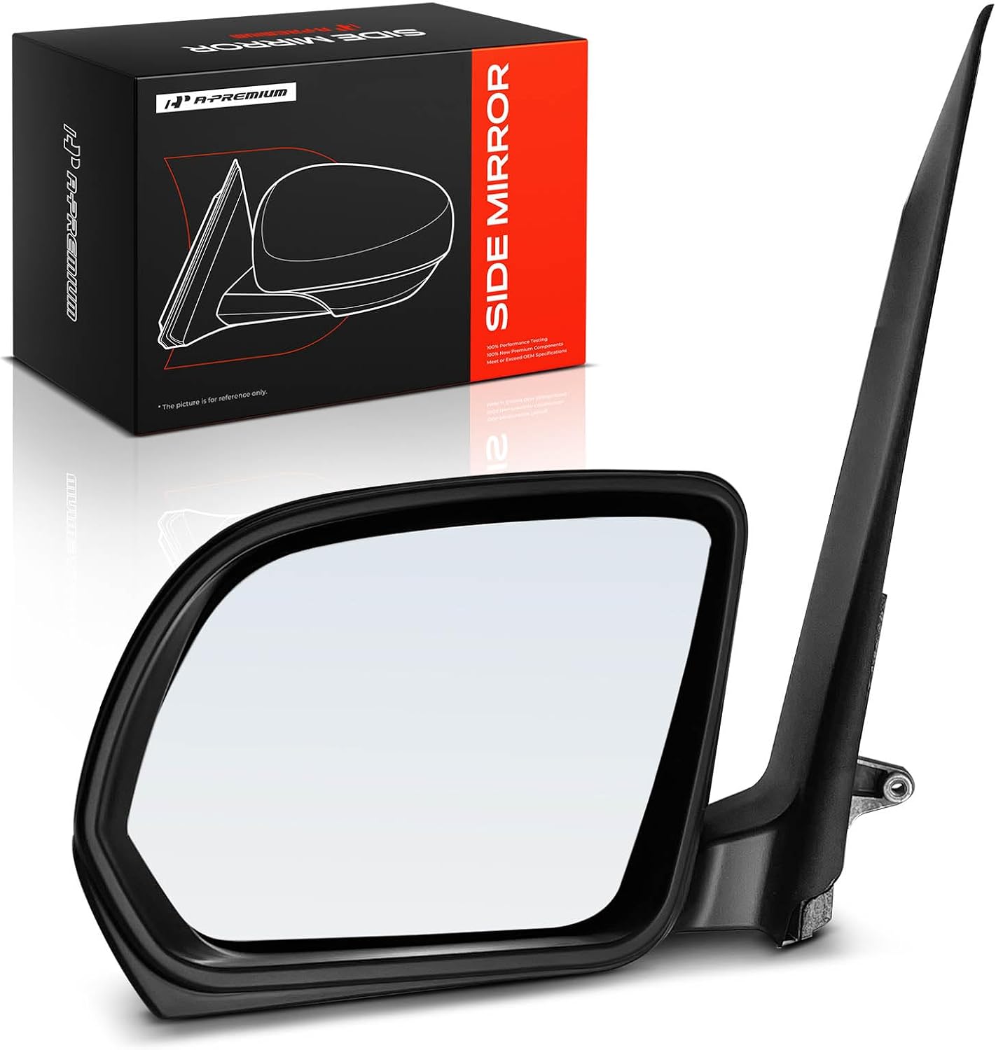 A-Premium Driver Side Manual Door Mirror Compatible with Mercedes-Benz