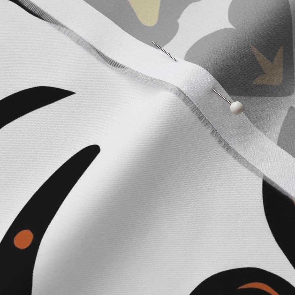 Spoonflower Fabric - Star State Western Cowboy Cow Bull Southwest Country Style Printed on Organic Cotton Sateen Fabric by The Yard - Sewing Quilting Apparel Home Decor