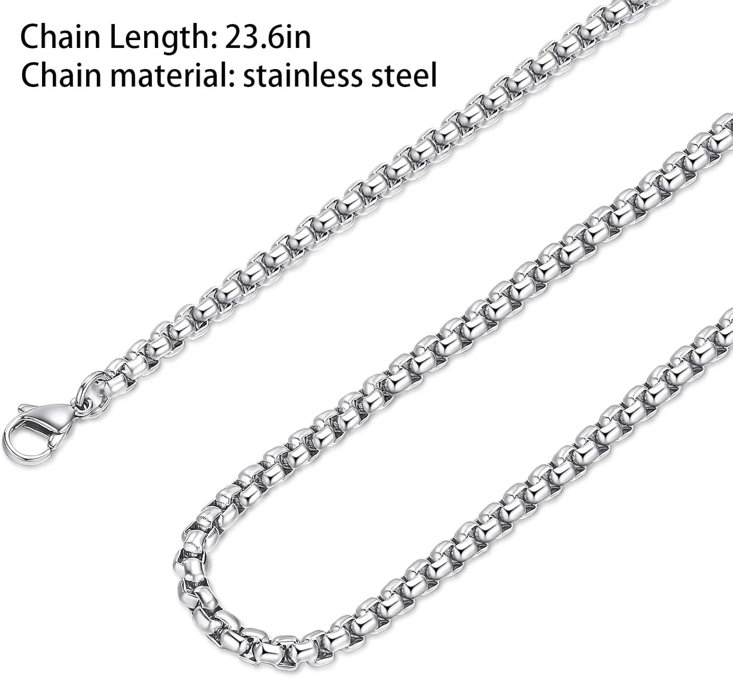 Santa Muerte Necklace Diamond 14K Gold Plated Santa Muerte Pendant Jewelry With Sickle Holiday Gift (Silver 221) - Image 3