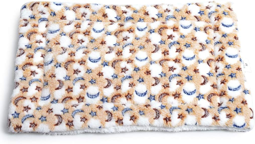 YYDS Pet Nest Pet Cotton Pad Cat Kennel Cat Blanket Dog Mat Nest Pad Cover Dog Blanket Cotton Pad 38 * 55cm Pet Beds (Color : Blue)