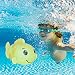 Libelyef Badespielzeug für Babys, Fischspielzeug, schwimmend, mit Uhrmacher, Badespielzeug, Lernspielzeug für Kinder, 1, 2, 3, 4 Jahre, Jungen und Mädchen