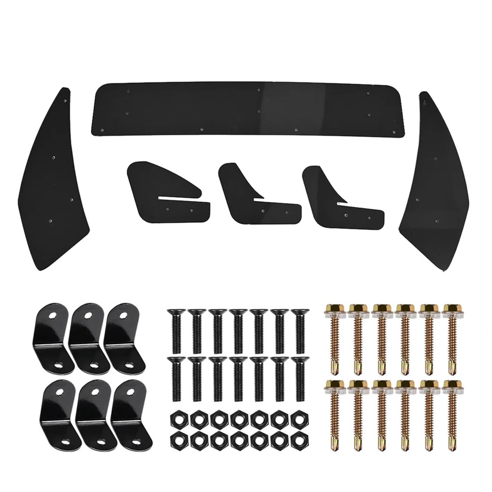 Per MK7 R Per Golf 7 2013-2016 Diffusore Tronco Spoiler Paraurti Posteriore Labbro Scoop Posteriore Gloss Nero labbro d'impatto spoiler protezione