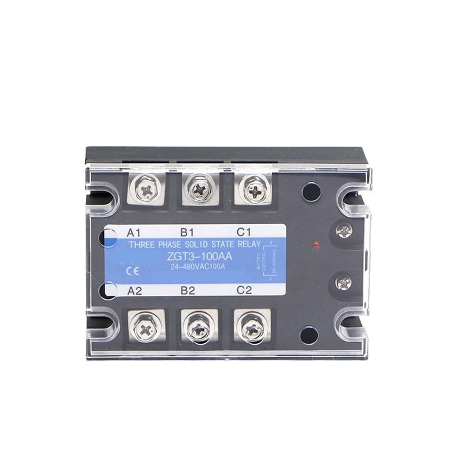 Relé SSR AC a AC 100AA con radiador trifásico que elimina cortes térmicos